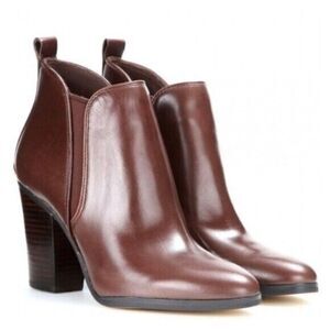 Michael Kors chocolate leather boots size 7